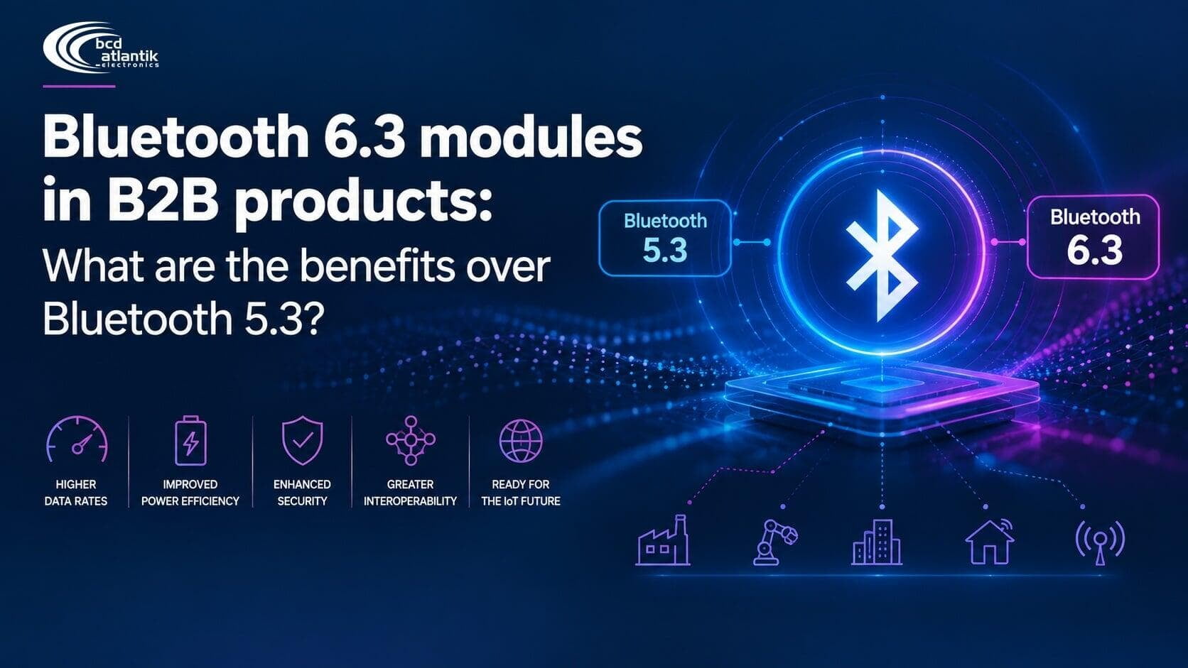 Bluetooth 6.3 vs 5.3: Benefits for B2B products